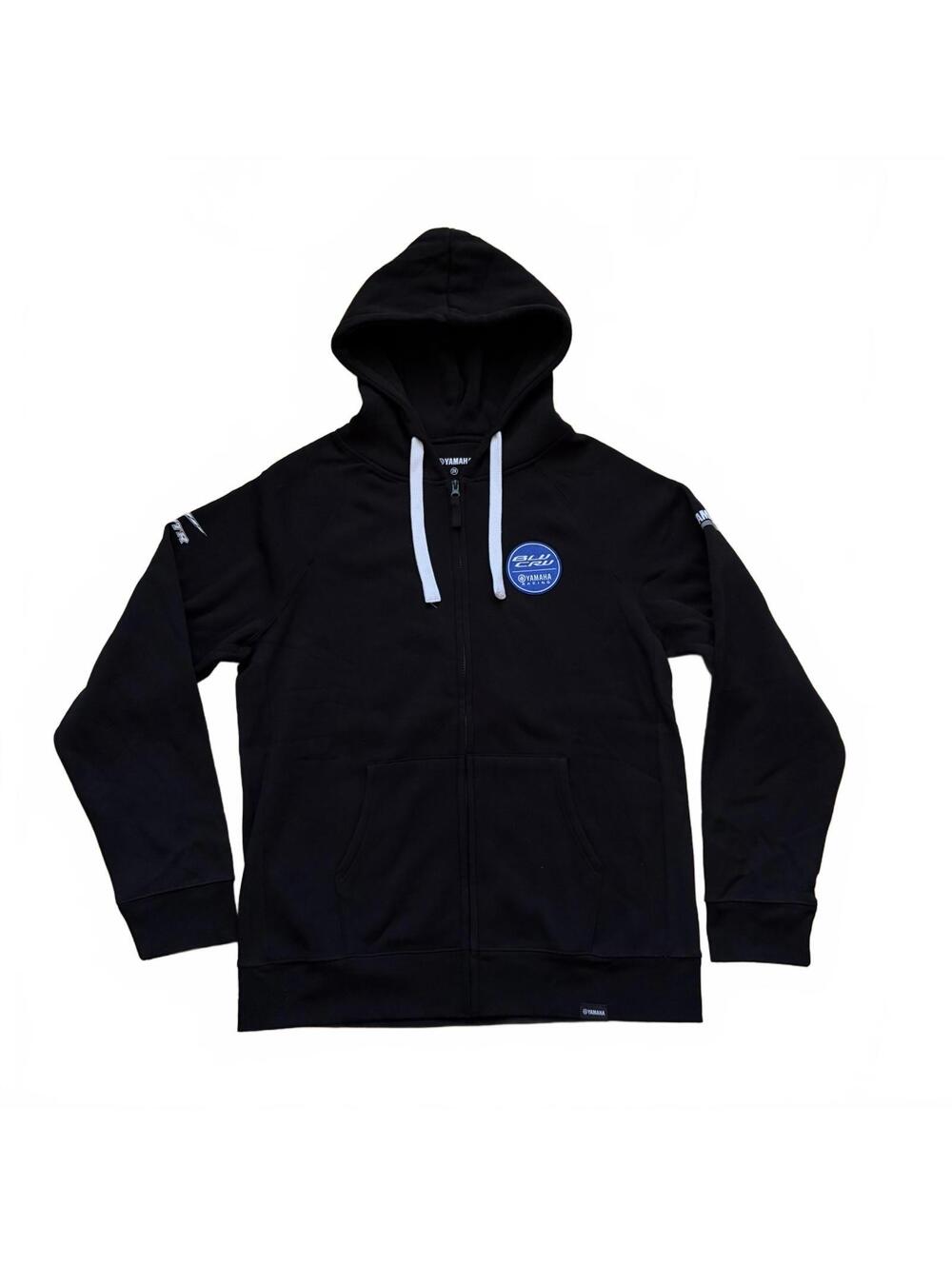 Yamaha Racing x BLU CRU Zip Up Hoodie Sweatshirt Sweater Fleece Men's Size 2X